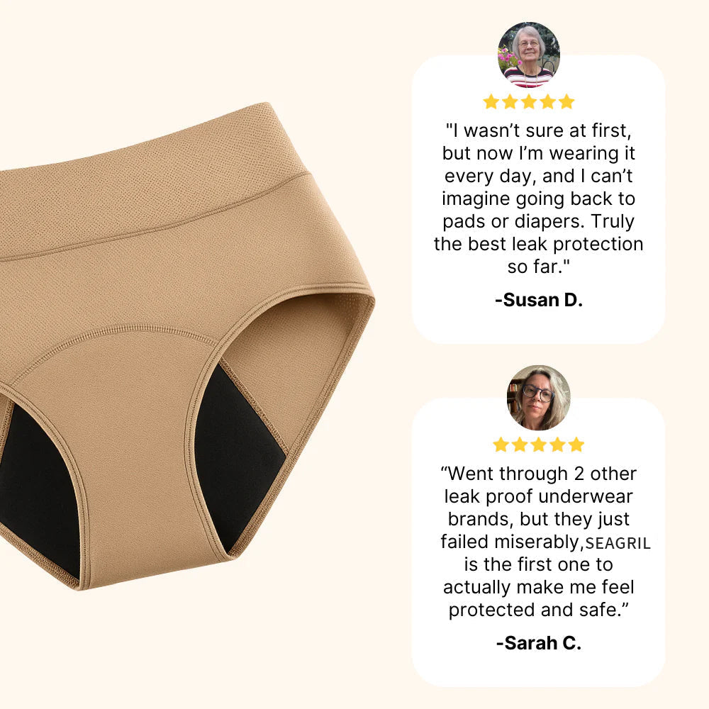 🏥Doctor-Recommended | Medical-Grade Leak-Proof Underwear — Stay Dry & Confident All Day