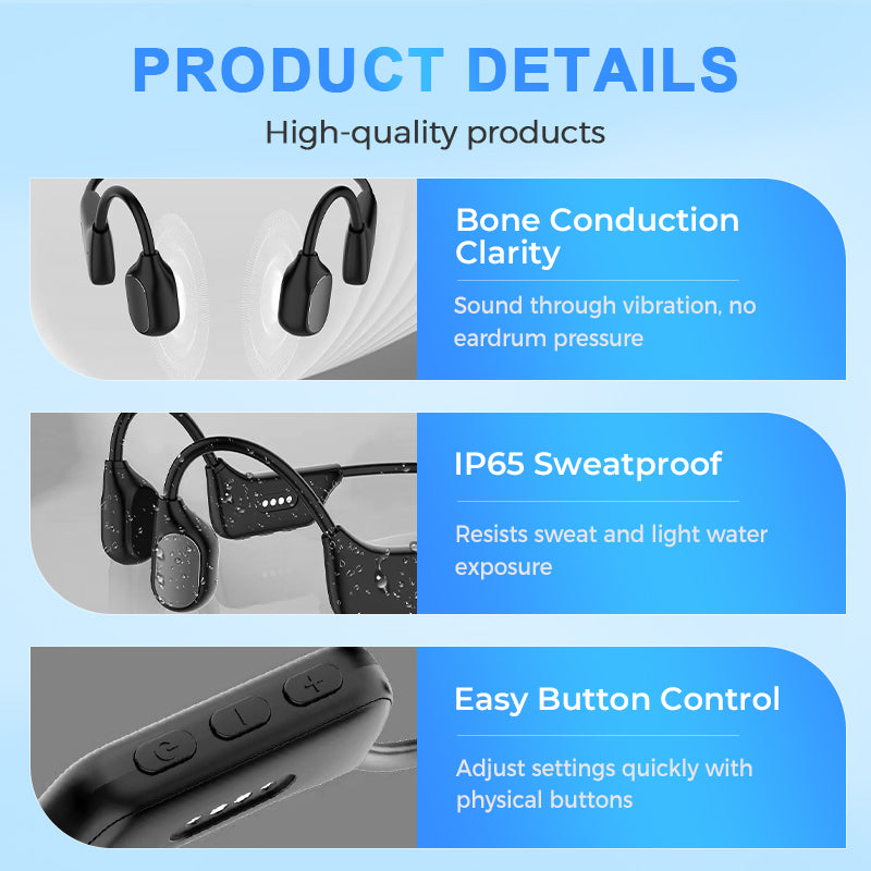 🔥 LAST CHANCE! 70% OFF Bone Conduction Hearing Aid 🎧 Bluetooth, End Today! ⏳